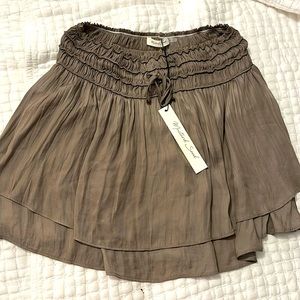 Mustard seed bronze skirt